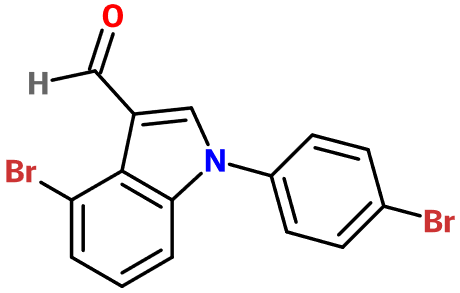 (image for) MC012085 4-Bromo-1-(4-bromophenyl)-1H-indole-3-carbaldehyde